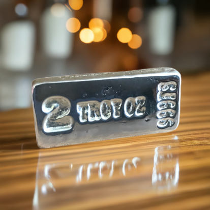 2 Oz Silver Bar (Hand Poured) - Image 3