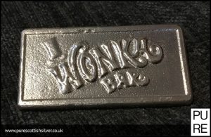Solid Silver Wonka Bar (4oz)