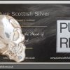 Silver Bullion Skull Hand Poured