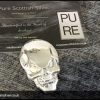 Silver Bullion Skull Hand Poured