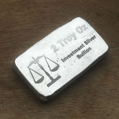 2oz Investment Solid Silver Bar, Premium Solid Investment Metal for Collectors or Investment Gifts. - Image 2