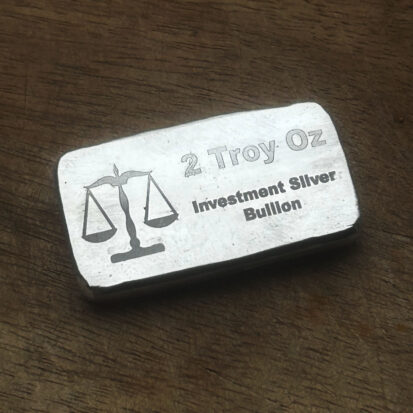 2oz Investment Solid Silver Bar, Premium Solid Investment Metal for Collectors or Investment Gifts. - Image 3