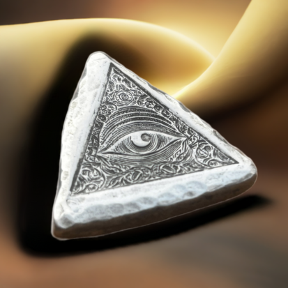 All Seeing Eye (New) - 2 Troy Ounce Silver Bullion 999fs - Image 3