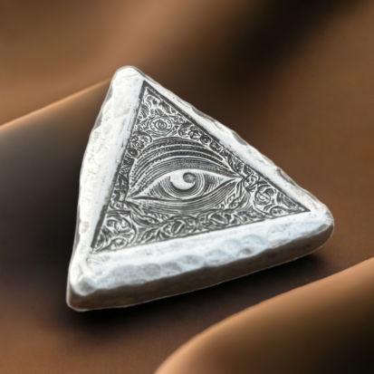 All Seeing Eye (New) - 2 Troy Ounce Silver Bullion 999fs - Image 10
