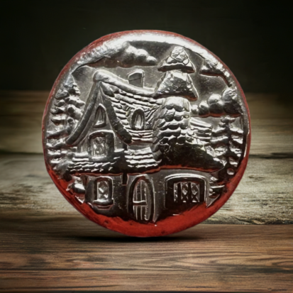 2 Troy oz Solid Silver Round - Hand Poured, Embossed Cottage Design, Collector's Piece, Unique Housewarming Gift - Image 10