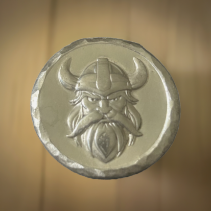 2 Troy oz Solid Silver Round with Dwarf Warrior, Handmade in Scotland, Fantasy Collectible Gift - Image 12