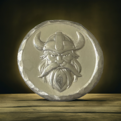 2 Troy oz Solid Silver Round with Dwarf Warrior, Handmade in Scotland, Fantasy Collectible Gift - Image 7