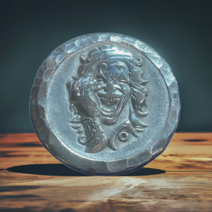 2 troy oz fine 999 silver joker round, unique handmade collectible coin for novelty gift, perfect for comic fans - Image 4