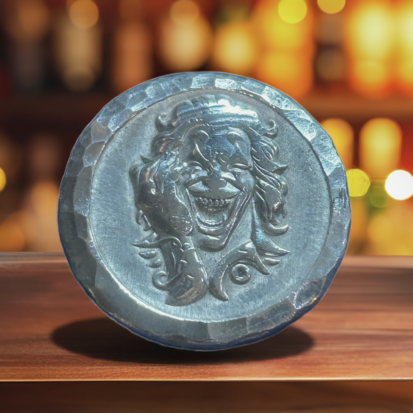 2 troy oz fine 999 silver joker round, unique handmade collectible coin for novelty gift, perfect for comic fans - Image 5