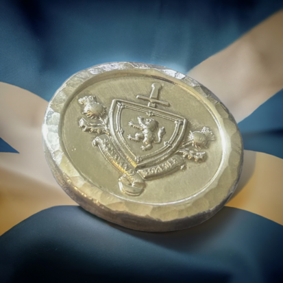 2 troy ounce Scottish Crest, Artisan Crafted Coin for Display, Ideal Gift for History Buffs and Collectors. - Image 4