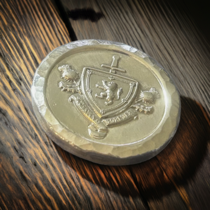 2 troy ounce Scottish Crest, Artisan Crafted Coin for Display, Ideal Gift for History Buffs and Collectors. - Image 8