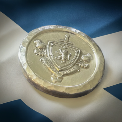 2 troy ounce Scottish Crest, Artisan Crafted Coin for Display, Ideal Gift for History Buffs and Collectors. - Image 5