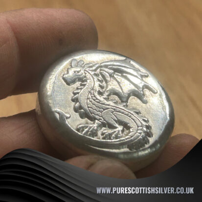 Silver Round 2oz Mythical Dragon Design – Collectible Fine Silver Coin for Fantasy Enthusiasts & Unique Gifts 4