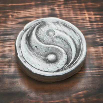 Yin Yang Solid Silver 2oz Round - Image 6