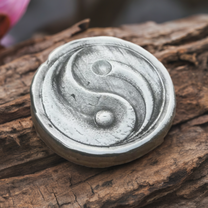 Yin Yang Solid Silver 2oz Round - Image 11