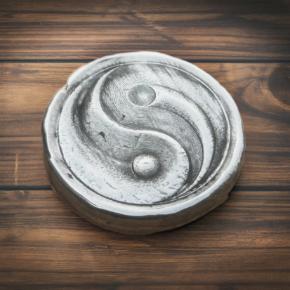 Yin Yang Solid Silver 2oz Round - Image 13