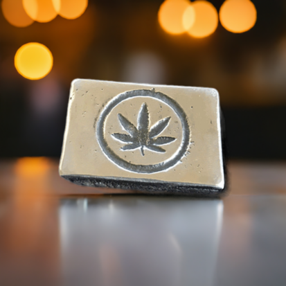 2oz Silver Cannabis Bar - Image 3