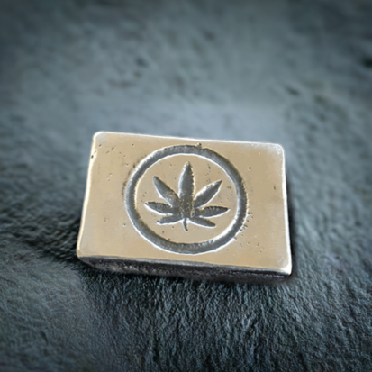 2oz Silver Cannabis Bar - Image 4