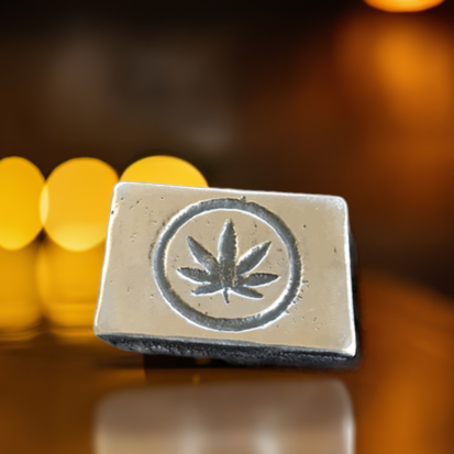 2oz Silver Cannabis Bar - Image 5