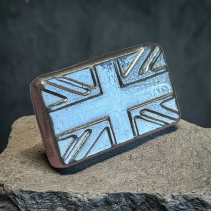 Solid Silver Union Jack Bar 40g - Image 5