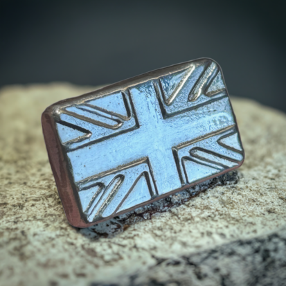 Solid Silver Union Jack Bar 40g - Image 2