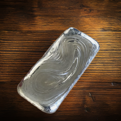 4ozt Ripple Bar (pour lines) Hand Poured Silver Bar - Image 4