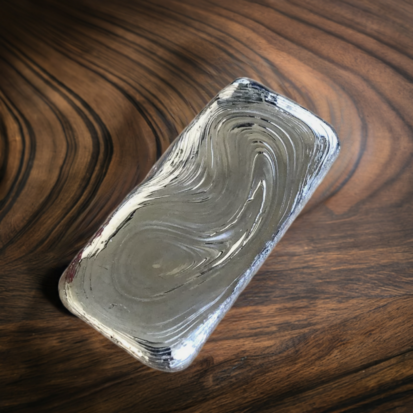 4ozt Ripple Bar (pour lines) Hand Poured Silver Bar - Image 9