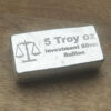 5 troy oz silver bar