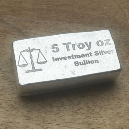 5 troy oz, Investment Bar Solid Silver, 999fs, Made in Scotland – Ideal for Investment & Gift Giving. - Image 2