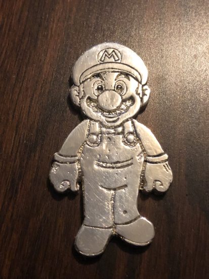 Silver Super Mario – Hand Poured Bullion 6