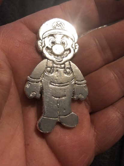 Silver Super Mario – Hand Poured Bullion 4