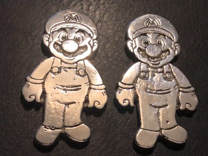 Silver Super Mario – Hand Poured Bullion 2