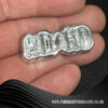 40 Grams Silver ADHD Logo Solid Hand Poured Pendant, Unique Symbolic Jewelry for Awareness and Support, Perfect Gift for Mental Health Advocate