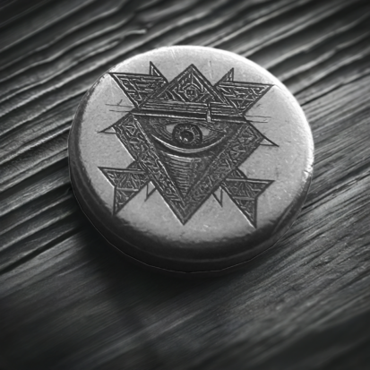 3g Solid Silver Fractionals - All Seeing Eye - Image 6