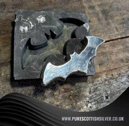 Batman Graphite Mold, Detailed Batman Logo Design, Ideal for Jewelry Making, Unique Gift for Superhero Enthusiasts 5