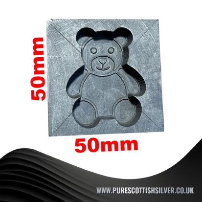 Graphite Mold in Bear Shape, Ideal for Casting Metals and Glass, 50mm x 50mm x 20mm, Great Gift for DIY Enthusiast 5