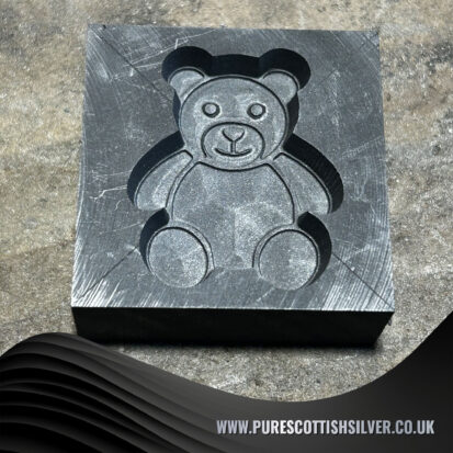 Graphite Mold in Bear Shape, Ideal for Casting Metals and Glass, 50mm x 50mm x 20mm, Great Gift for DIY Enthusiast 6