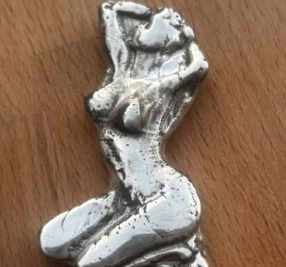 100 grams Naked Lady, 3D, Solid Silver Art Piece, Unique Gift for Collectors, 999fs Handpoured Beauty. - Image 4