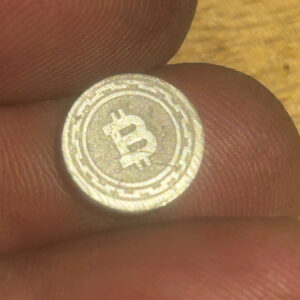 2g Solid Silver Fractionals – Bitcoin Cryptocurrency