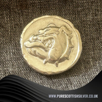 1 Troy oz Silver Round, 3D Handpoured Bulldog Coin for Collectors, Unique Gift for Dog Lovers 4