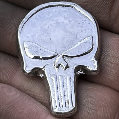 2oz Solid Silver Punisher 6