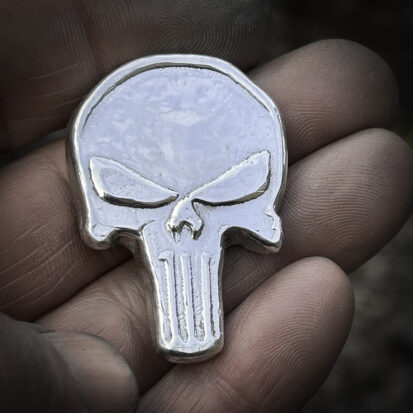 2oz Solid Silver Punisher 5