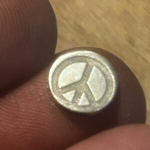 2g Solid Silver Fractionals – CND Peace Symbol