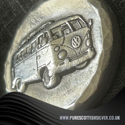 2 Troy oz Solid Silver VW Campervan Round, 999 Fine Silver Handmade Coin, Ideal Collector’s Gift 7