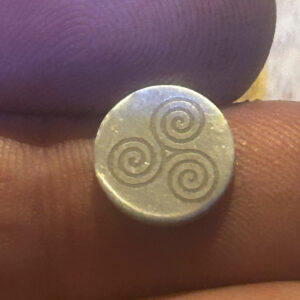 2g Solid Silver Fractionals – The Triskelion