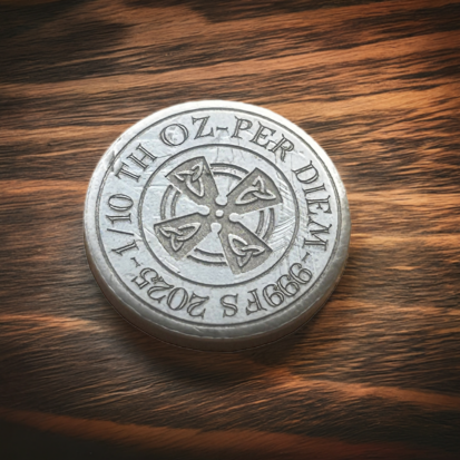 3g Solid Silver Fractionals - Celtic Per Diem - Image 4