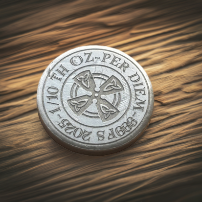 3g Solid Silver Fractionals - Celtic Per Diem