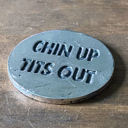 Chin Up – Tits Out – 1 oz Silver Round (Bullion 999fs) 4