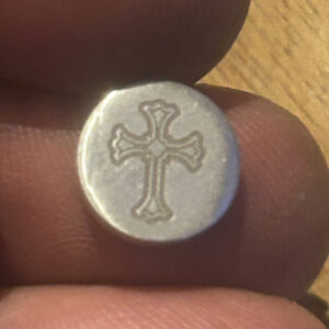 2g solid silver fractionals - cross