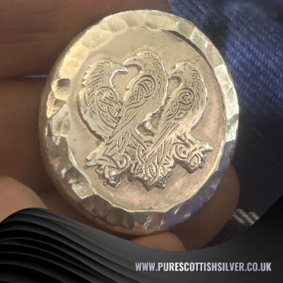 2 troy ounce silver round, exquisite Celtic crows craftsmanship, ideal for collection or a thoughtful gift for special moments. 4